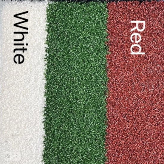 Большое фото товара - Искусственная трава Apoluza SportFloor TURF Paddle 12мм для большого тенниса зеленый, терракот, белый, 95111008. Вариант №2